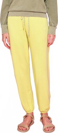 Sundry Rainbow Cord Jogger In Lime Pop
