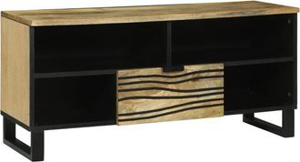 vidaXL Vidaxl - tv Cabinet with Drawer Brown 105 x 33 x 46 cm Solid mango wood