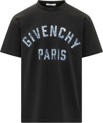Givenchy Black Crew Neck T-Shirts
