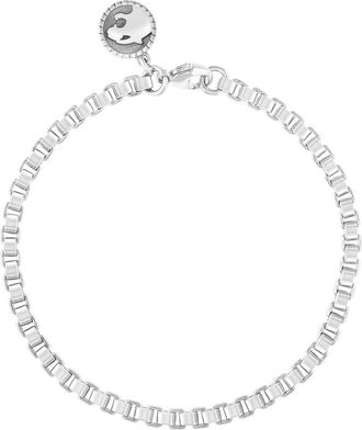 Effy Mens Sterling Silver Box Chain Bracelet in White at Nordstrom Rack, Size 8.5