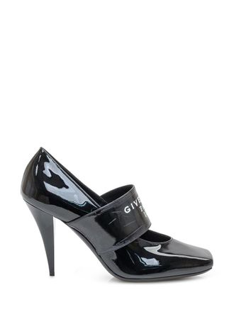 Givenchy Givenchy Black Patent Leather Pumps With Logo