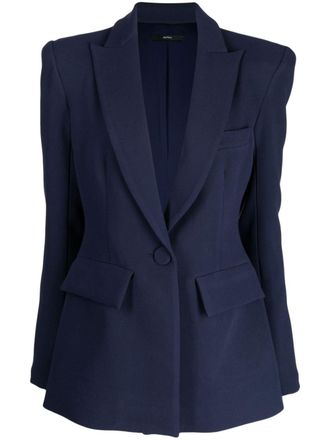 Alex Perry Blazer met schoudervullingen - Blauw