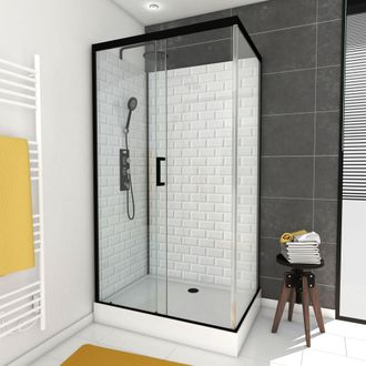 Aurlane Cabina Ducha Rectangular 80x110x230cm - Underground Rectangular 110 Acabado Acabado Ceramica Metro