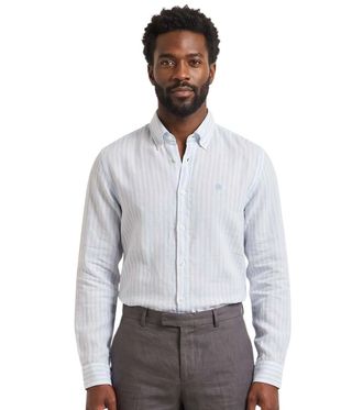 HUGO BOSS Blue Regular Stripes Shirt
