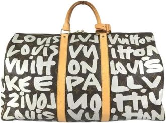 Louis Vuitton Pre-owned Boston tas - unisex - Vintage Handtas - Bruin - ONE Size - Vintage
