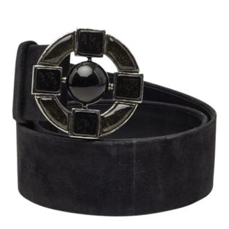 Chanel Pre-owned Belts, female, Black, Size: ONE SIZE Pre-owned Vintage Standard Belt