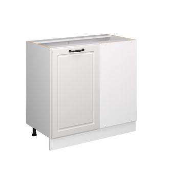 Vicco Armario De Esquina R-line, Blanco Casa De Campo, 86 Cm Sin Encimera