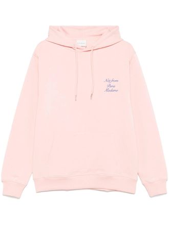 Drôle de Monsieur Le Hoodie Slogan Cursive