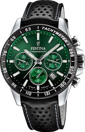 Festina F20561-5 Mens Timeless Chronograph Watch - Silver - One Size