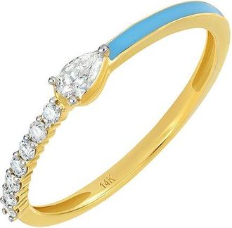 Carriere Jewelry 14K 0.23 Ct. Tw. Diamond Ring
