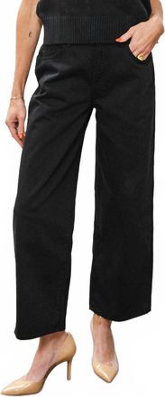 Mother Delinquent Flood Jeans In Pirate Black