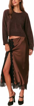 LoveShackFancy Bellman Pullover In Cocoa