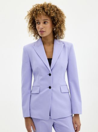 HUGO BOSS Womens Asmalla lavender cinched Blazer Jacket