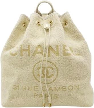Chanel Bolso bombonera de cuero Pre-owned - Pre-owned - Mujer - Beige - ONE SIZE