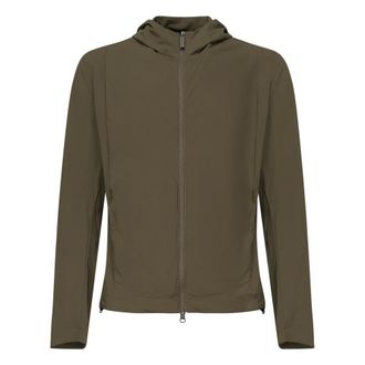 Colmar Light Jackets, male, Green, Size: L Military Green Zipper Coat