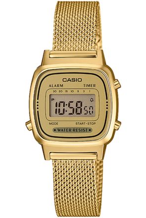 Casio Collection Retro Womens Gold Watch LA670WEMY-9EF Stainless Steel - One Size