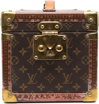 Louis Vuitton 2000s monogram vanity case handbag - unisex - Canvas/Calf Leather/Calf Leather - One Size - Brown