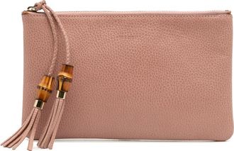 Gucci Pre-owned Gucci Calfskin Bamboo Clutch Ladies 449652 493075