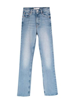 Mother Blue High Waisted Rider Skimp Jeans Size 24/61