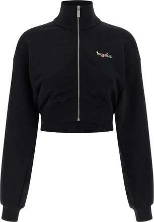 Off-white Dames, Sweatshirts & Hoodies, Zwart, Maat: XS Katoen