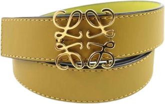 Loewe Pre-owned Leren Riem - Dames - Vintage Accessoires - Groen - ONE Size - Leer - Vintage