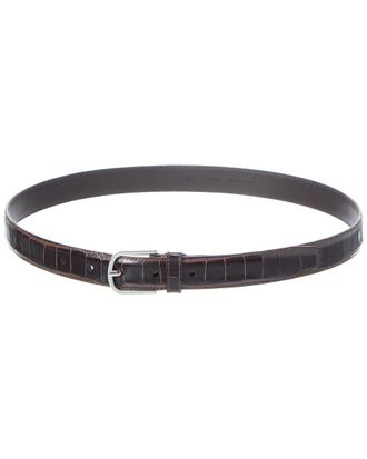 Toteme Croc-Embossed Leather Belt