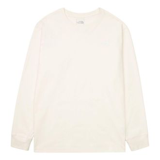 The North Face Cotton Long Sleeved Top Off White NF0A8GU6-QLI