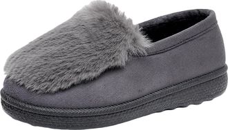 Generic Ladies Winter Ankle Boots Spring Autumn Winter Plus Velvet Warm Platform Shoes Lazy Casual Fashion Comfortable Outer Wear Cotton Shoes Anti Slip Boots