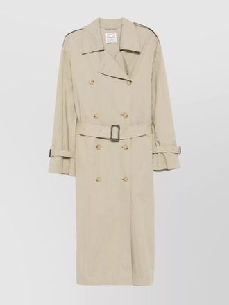 Toteme double-breasted belted trench coat