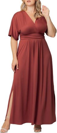 Kiyonna Vienna Maxi Dress in Terracotta at Nordstrom, Size 1X