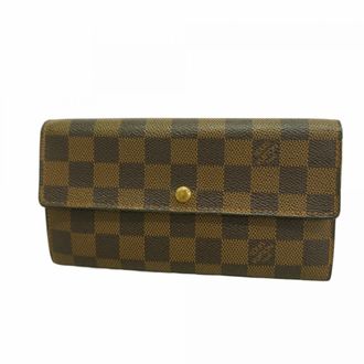 Louis Vuitton Ebene Long Wallet (Bi-Fold) (Pre-Owned)