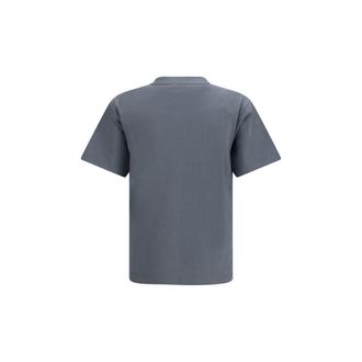 Burberry Mens Gray Cotton T-Shirt