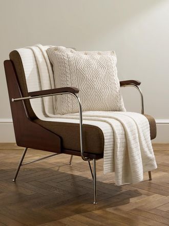 Ralph Lauren Home Cable-Knit Cashmere Throw