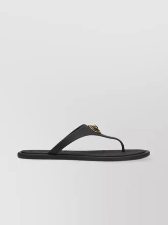 Versace rubber thong sandals