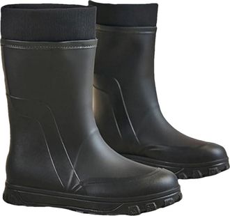 Generic Mens Rain Waterproof Rubber Boots Mid-Calf Ankle Rain Work Boots For Fishing Gardening Outdoor