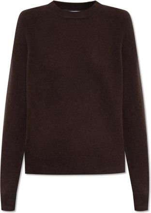 Sams&oslash;e & Sams&oslash;e Boston O-Neck - Heren - Cashmere truien - Bruin - S - Kasjmier - Truien & Vesten