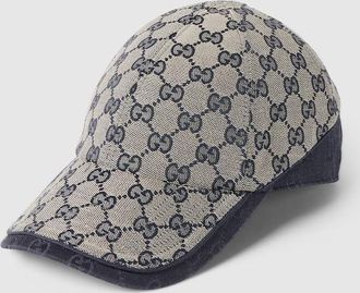 Gucci GG Cotton Canvas Baseball Hat, Size XXS, Blue