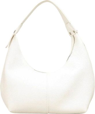 Generic Women Fashion Tote Handbag PU Leather Simple Shoulder Purse Solid Color Casual Armpit Handbag Girls Outdoor Daily Bag (White)