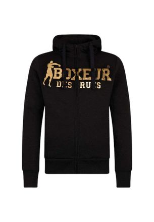 Boxeur Des Rues Sweatjacke BOXEUR DES RUES BOXEUR DES RUES Sweatjacke Hooded Full Zip Sweatshirt, Herren, Gr. XXL, schwarz, Obermaterial: 70% Baumwolle CO. 30% Polyes