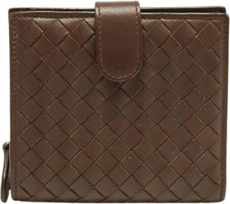 Bottega Veneta Pre-owned Wallets, female, Brown, Size: ONE SIZE Pre-owned Vintage Wallet