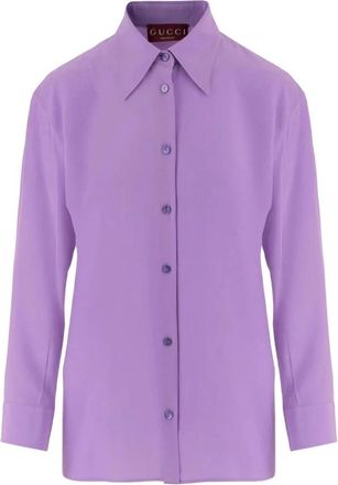 Gucci Mujer, Blusas y Camisas, Púrpura, Talla: XS