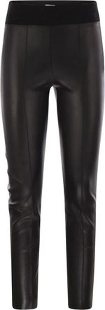 Brunello Cucinelli Leggings in pelle - Nero