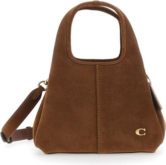 Coach Tassen, Dames, Bruin, ONE Size, Su&egrave;de, Lana Schoudertas 23