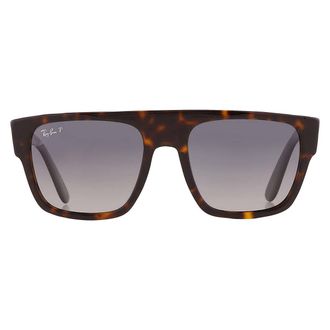 Ray-Ban Drifter Polarized Grey Gradient Browline Unisex Sunglasses RB0360S 902/M3 57