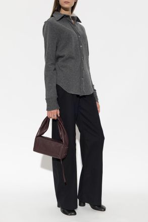 Maison Margiela Wool Shirt, Womens, Grey