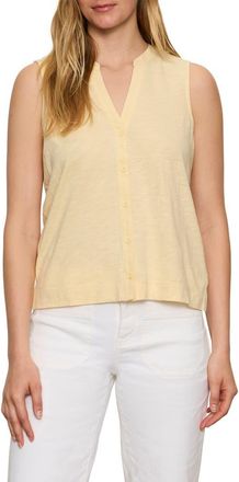 Sanctuary All Set Button Tank in Banana Yellow at Nordstrom, Size X-Large