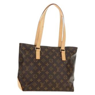 Louis Vuitton Bolso Tote Pre-owned de Lona Monogram - Pre-owned - Mujer - Marr&oacute;n - ONE SIZE