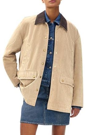 Rag & Bone Cassidy Suede Jacket in Tan at Nordstrom Rack, Size Small