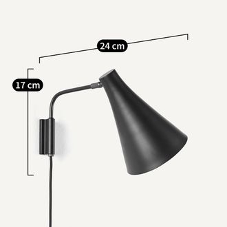 AM.PM Scharnierende metalen wandlamp, Jameson