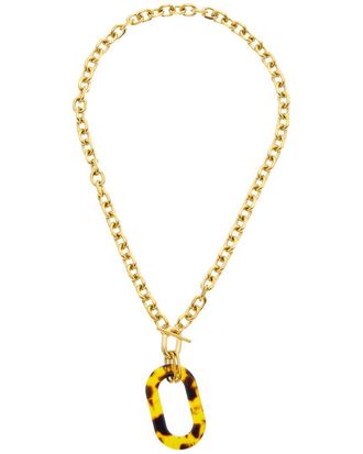 Petit Moments 18K Plated Stainless Steel Chains Toggle Necklace